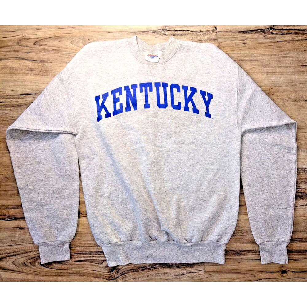 Kentucky Wildcats Women's Sweater Gray Size Small S Vintage Basketball Crewneck